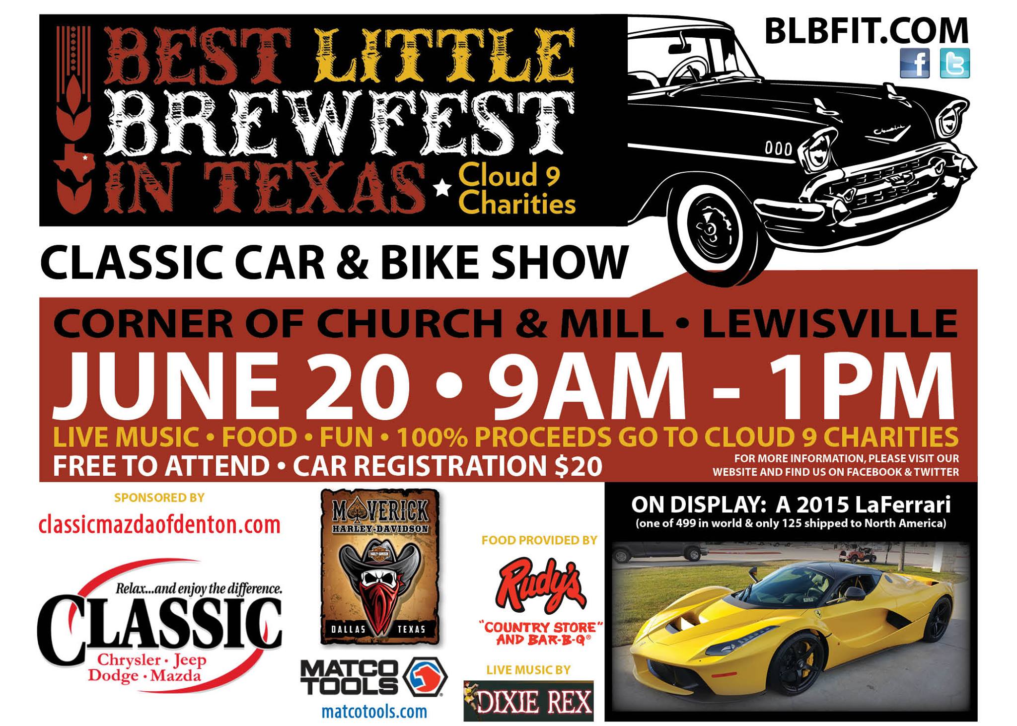 Celebrate with Dad at the 2015 BLBFIT Car & Bike Show